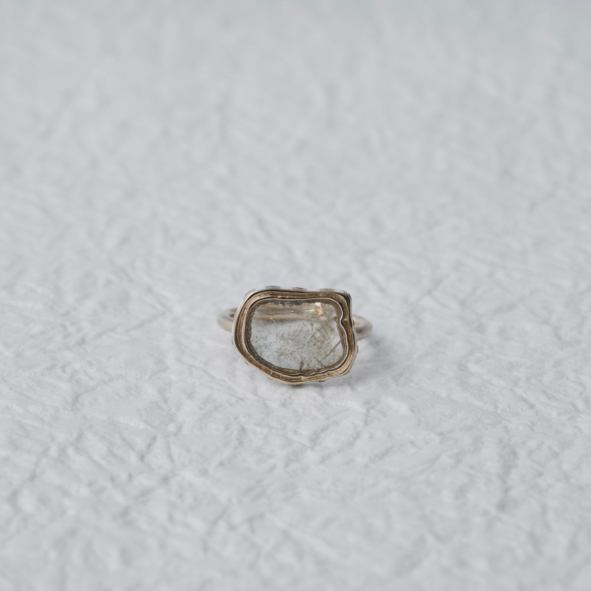 たまつゆ K18 polki yellow diamond ring – sharanpoi