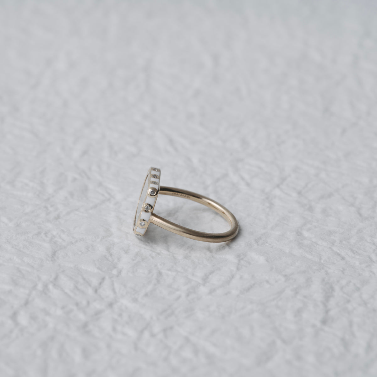 たまつゆ K18 polki yellow diamond ring – sharanpoi