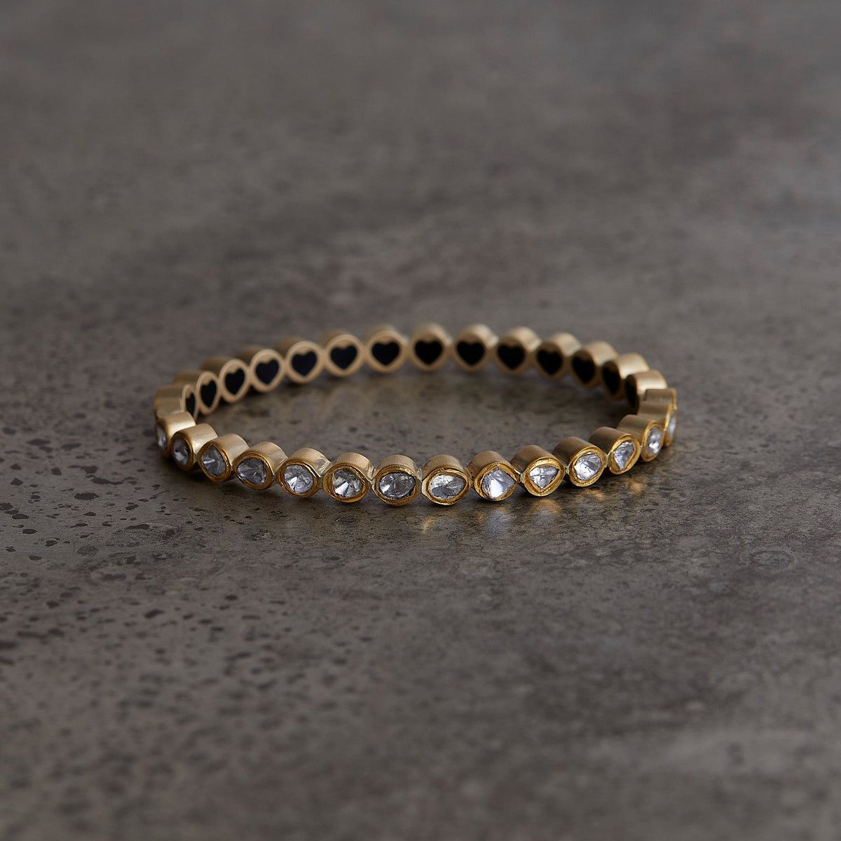 たまつゆ K18 polki diamond cuff – sharanpoi