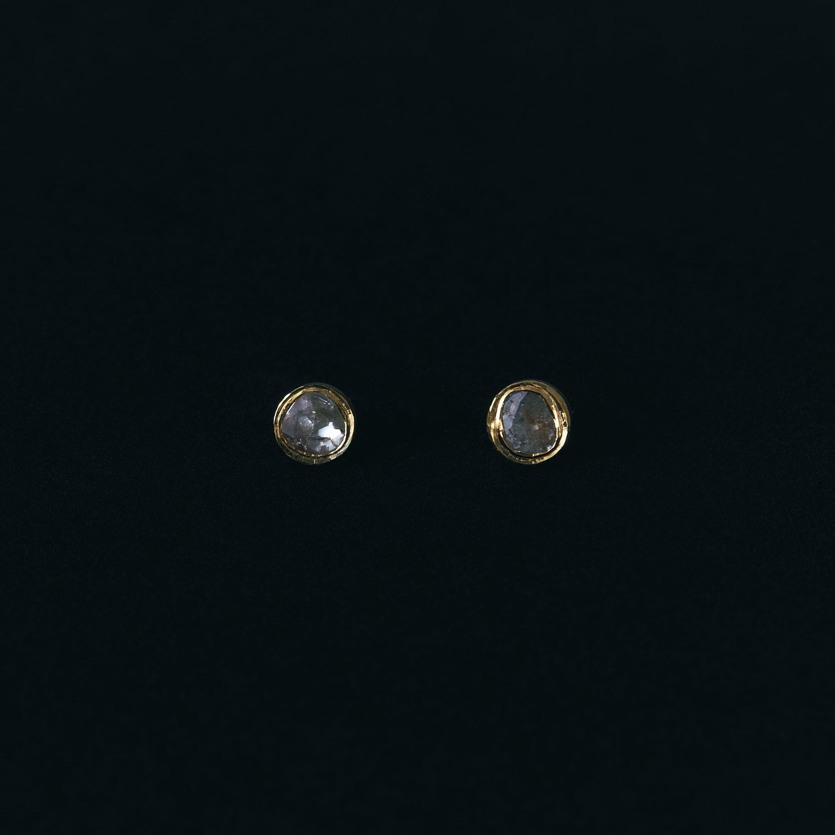 たまつゆ K18 polki diamond studs – sharanpoi